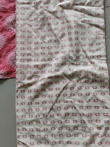 Peach Printed Kurta Set