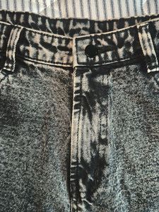 Acid Wash Denim Shorts