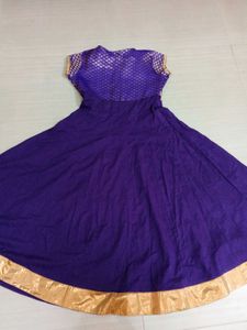 Purple Embroidered Kurta