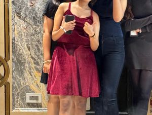 Red Velvet Dress