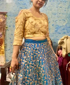 Beautiful sea green Lehenga
