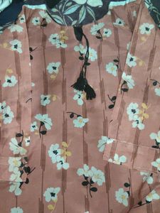 Floral Print Kurta