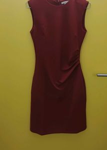 H&amp;M Maroon Chic Bodycon Dress