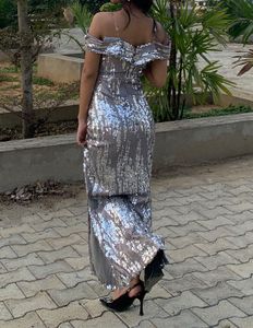 Sequin Embellished Party Gown