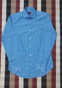 Blue Striped Dress Shirt