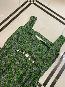 Rakhi Special Green Paisley Sundress