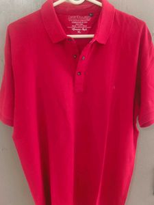Red Calvin Klein Jeans Shirt