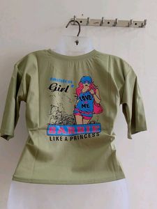 Cute Green Graphic Tee