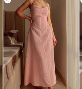 Pink Midi Dress