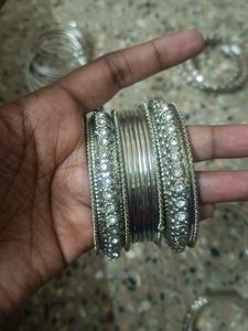 Silver Bangles