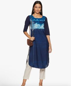 W straight fit kurta