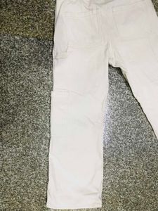 korean Beige Cargo Pants