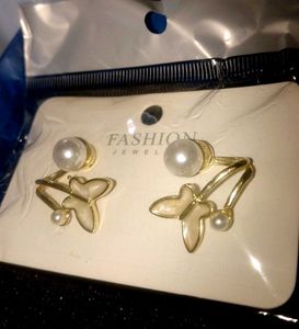 Pearl Butterfly Earrings