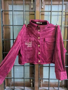 Maroon Velvet Jacket (Smart Girl)