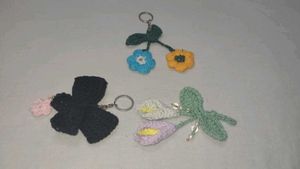 Crochet Keychains - Handmade Charm! 3Combo Pack