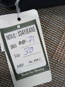 B@71 Size-30 Slim Jeans