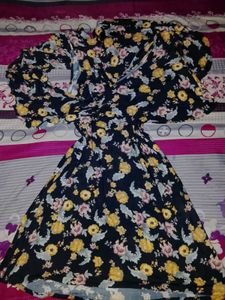 Floral Print Midi Dress