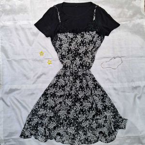 Printerest Korean Cute Frock Dress Outfit