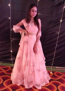 Organza Lehenga
