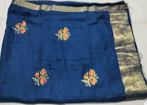 Elegant Blue Saree