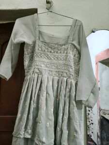 SANCIAWomen Georgette Kurta Palazzo Set