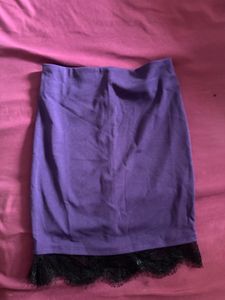 Purple Lace Skirt