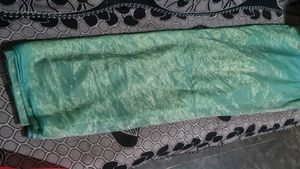 Teal Shimmer Fabric - DIY Fashion