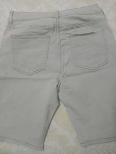 Men's Grey Denim Shorts