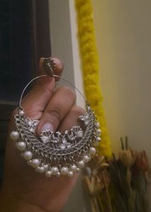 Peacock Earrings (Hoops)