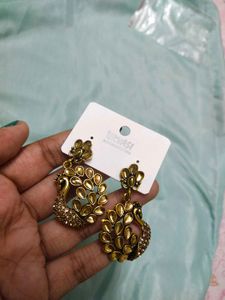 Elegant Peacock Earrings