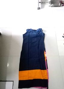 Canvas Painted Dress Homemade