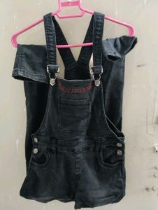 Charcoal Washed Jumpsuit