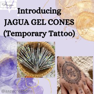JAGUA GEL HENNA CONES (Temporary Tattoo)