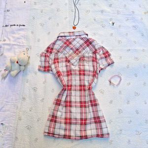 2000s fitted Plaid Shirt