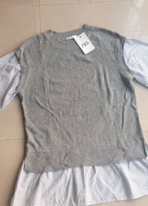Kdrama Inspired Shirt Style Sweater For Women