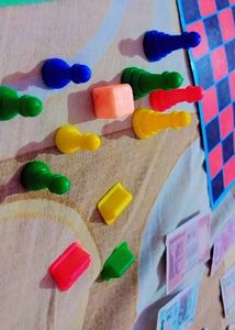 Set Of 5 Board Games..with Tokens And Money