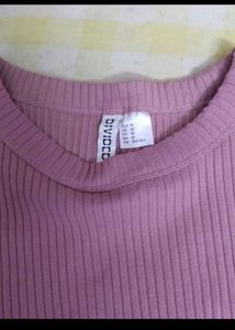 Cute Mauve Crop Top