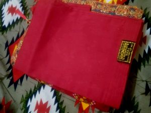Red Yellow Saree Women&#39;s