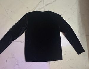 Versace Black Long Sleeve Top