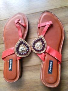 Teezya Embellished Flats