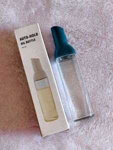 Auto-Hold Glass Oil Bottle