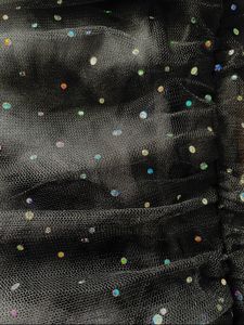 Black Shimmery Body Con Dress