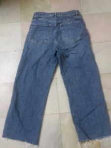Wide Leg Denim Jeans