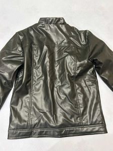 Stylish Black Faux Leather Jacket