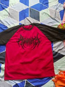 Flame Detail Pants &amp; Graphic Tee