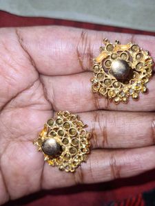 Gold And Stone Stud