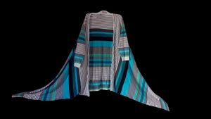 Kalt Cotton 3/4th Sleeves Long Open Shrug