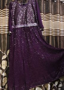 Elegant Purple Kurta Set