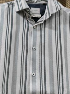 Striped Button-Down Shirt Office wear