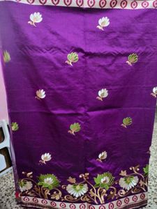 Elegant Embroidered Saree